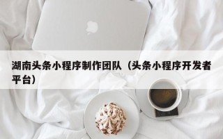 大丰湖南头条小程序制作团队（头条小程序开发者平台）